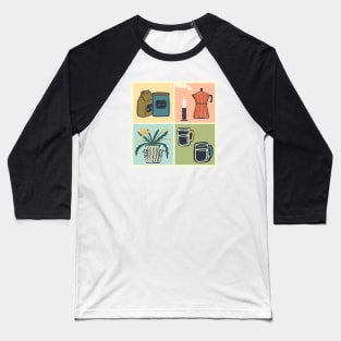 Coffee Essentials Vignette Baseball T-Shirt